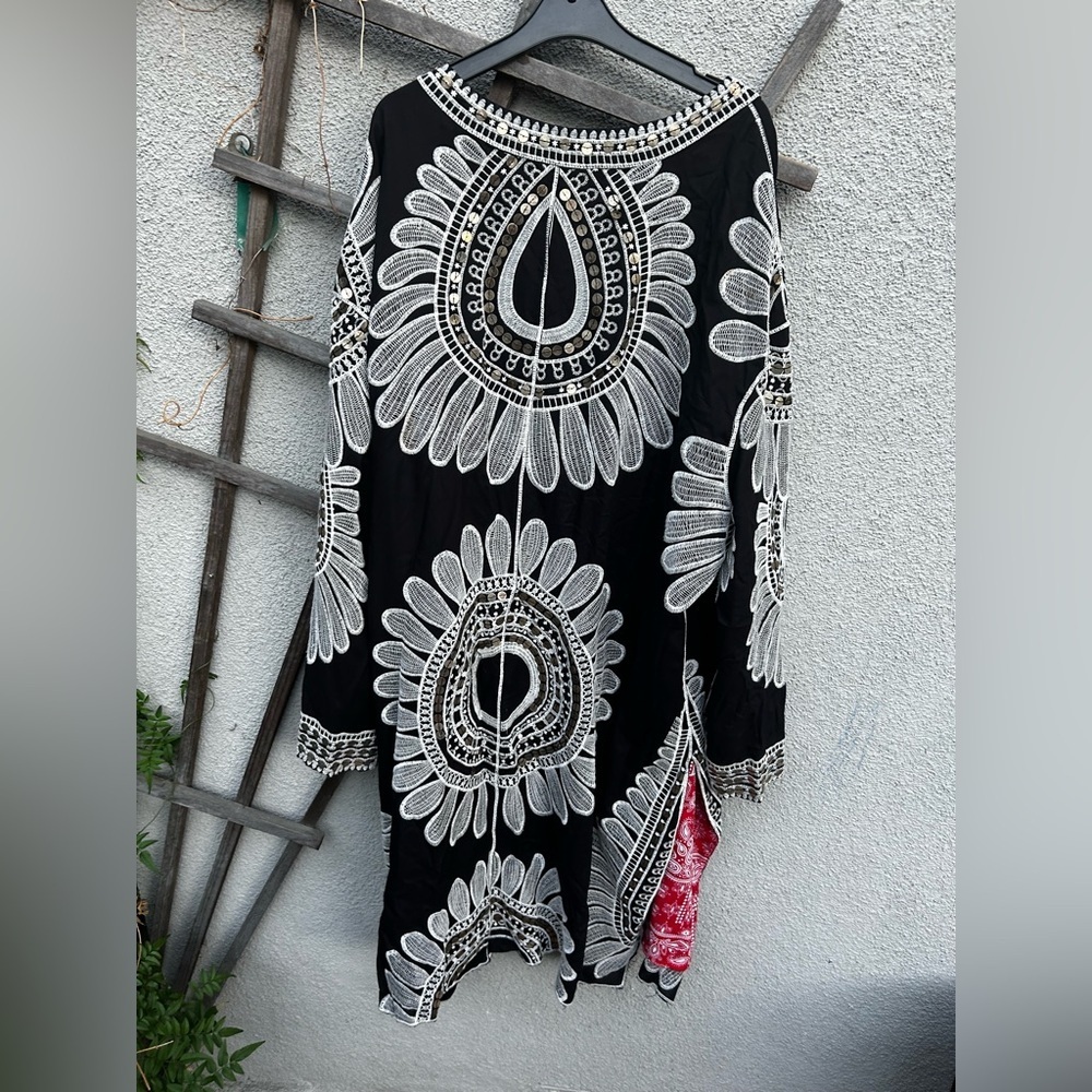 Free People Lisbon Boho Gypsy Kimono Duster - Picture 10 of 11